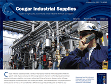 Tablet Screenshot of cougarindustrial.com